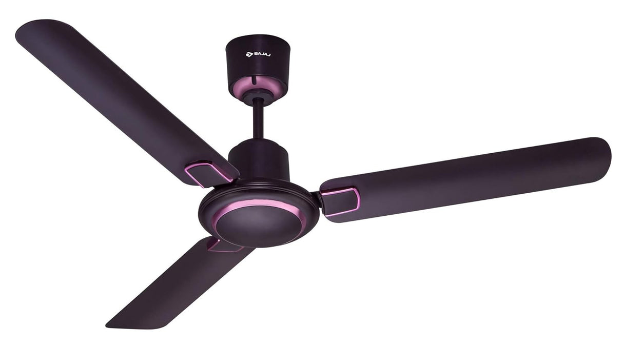 Bajaj Regal Gold NXG 1200mm Decorative Ceiling Fan (Matte Wine Red)