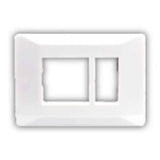Lauritz Knudsen (Previously L&T) Entice 3 M Cover Plate White