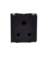 Lauritz Knudsen (Previously L&T) Entice 6A 3-Pin Socket with ISI 2M (Charcoal Grey)