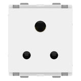 Lauritz Knudsen (Previously L&T) Entice 6A 3-Pin Socket with ISI 2M - White