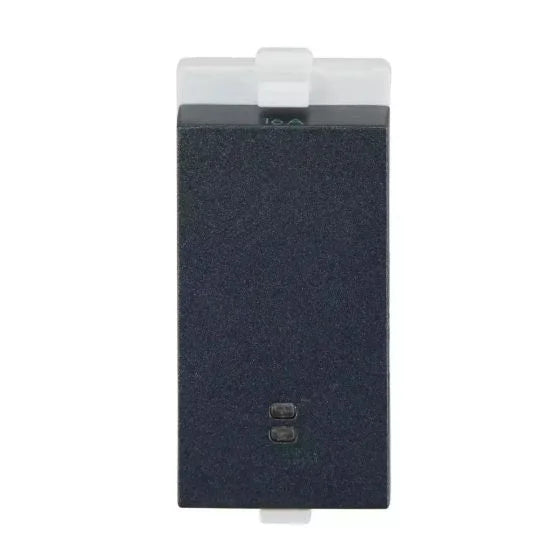 Lauritz Knudsen (Previously L&T) enGem 16AX 1-way Switch with Indicator 1M (Stone Grey)