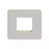 Lauritz Knudsen (Previously L&T) enGem 2 Module Cover Plate + Grid Frame (White)