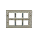 Lauritz Knudsen (Previously L&T) enGem 12 Module Cover Plate + Grid Frame (White)