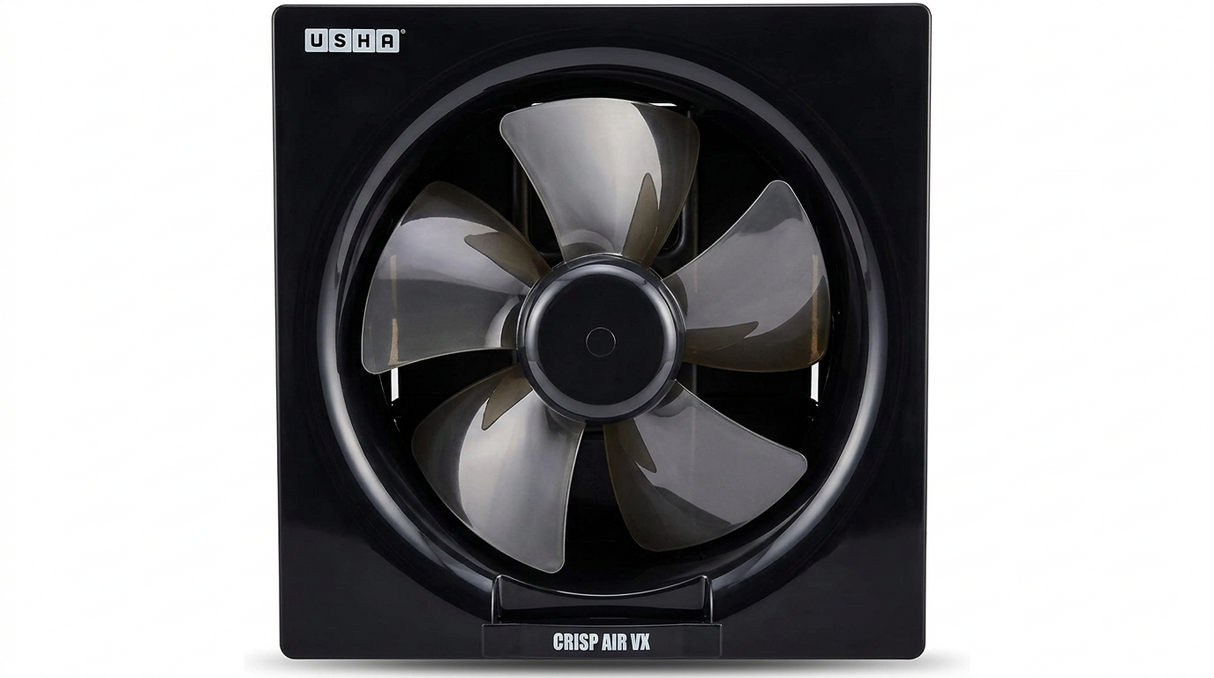 Usha Crisp Air VX 150mm Exhaust Fan (Black)