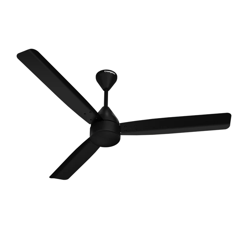 Crompton Energion Groove Regmote 1200mm BLDC Ceiling Fan (Onxy)