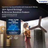 This fan has 20+ Speed Settings and which has function for reverse rotation for reverse mode 