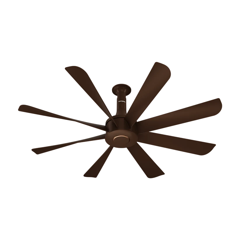 Crompton Luxian Statement Senze iOT 1320mm 8-Blade Ceiling Fan | Bistre Brown