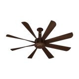 Crompton Luxian Statement Senze iOT 1320mm 8-Blade Ceiling Fan | Bistre Brown