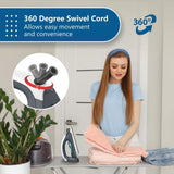 This Dry iron has 360 degree Swivel Cord which allows easy movement and convenience 