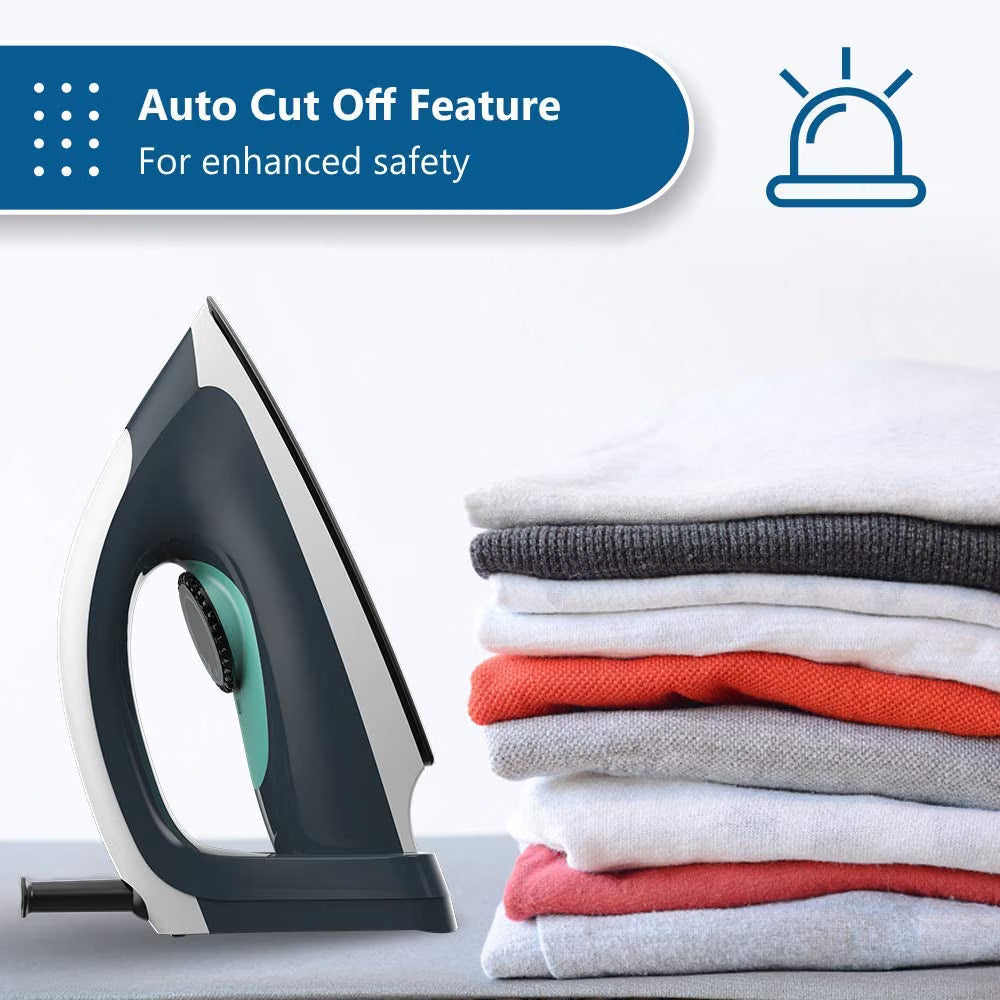This Dry Iron has auto Cut off Feature for enhanced safety 