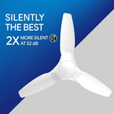 This Ceiling fan has Silenctly the best 2X More isilent feature at 52DB 