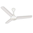 A white Crompton Energion Riviera 1200mm BLDC ceiling fan with five blades and a central motor unit.