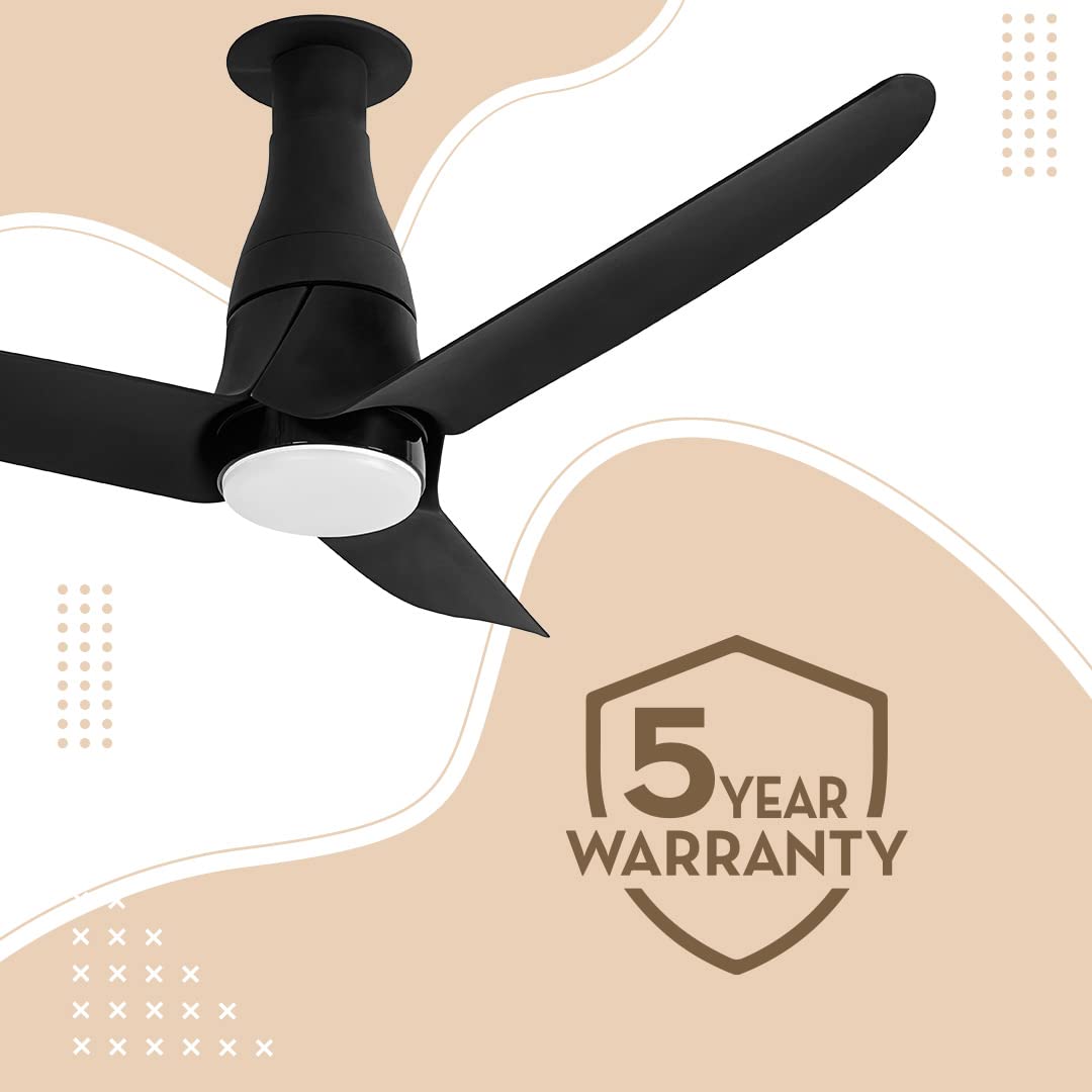 This fan has 5 years warranty 