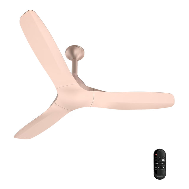 Crompton Silent Pro FLuido BLDC IOT BLDC Ceiling fan cinnanmon Blush 