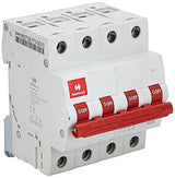Havells DHMGCTNF063 PVC Plastic 63A MCB TPN C Curve (White)