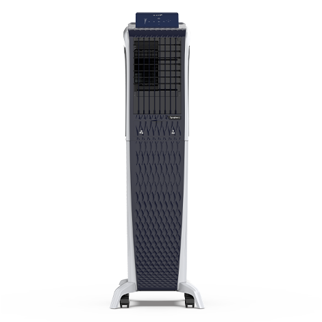 Symphony Diet 3D 55B Air Cooler with BLDC Technology (White & Blue)