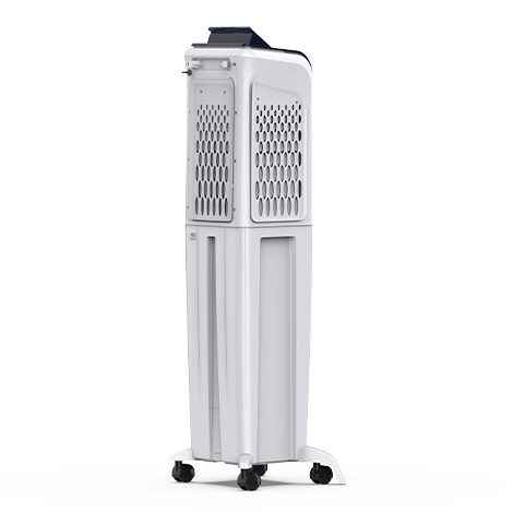 Symphony Diet 3D 55B Air Cooler with BLDC Technology (White & Blue)