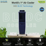 Symphony Diet 3D 30B 30-litre BLDC Air Cooler (White & Blue)