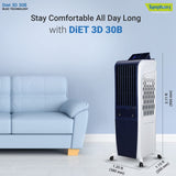 Symphony Diet 3D 30B 30-litre BLDC Air Cooler (White & Blue)