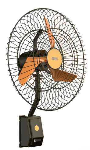 GM Dynamite Air circulator Wall Fan | Gold Black