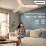 This ceiling fan has Superior Airflow with AIr Delivery 235CMM , and High speed 325 RPM 