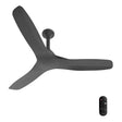 This ceiling fan has IOT remote ceiling fan with matt balck 