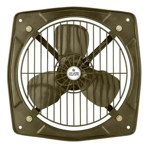 Polycab Freshner ES Metal 225mm Exhaust Fan Gold Black