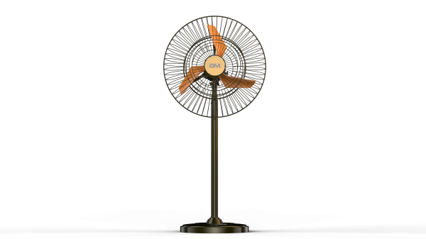 GM Dynamite Air circulator Pedestal Fan | Gold Black