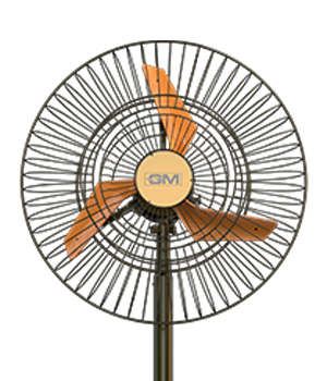 GM Dynamite Air circulator Pedestal Fan | Gold Black