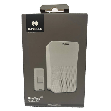 Havells wireless doorbell packaging on a white background