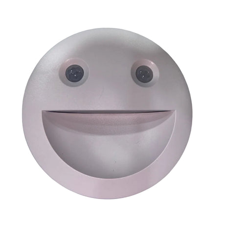 Smile face LED night light with warm white