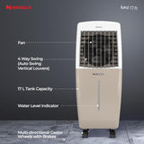Havells Kalt Pro 17 Litre Personal Air Cooler | Champagne Gold