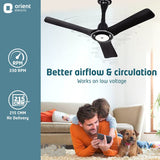 I Float Ceiling fan has feature of better airflow and circulation 