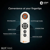 Orient Electric I-Float IOT Enabled 1200mm BLDC Ceiling Fan (Space Grey)