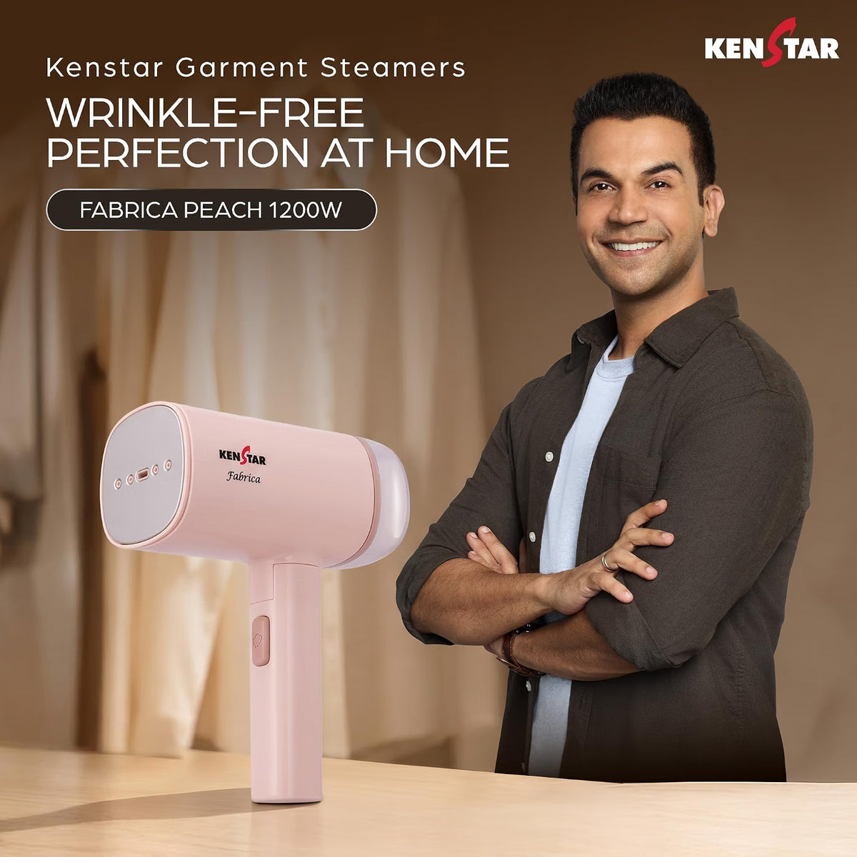 This Steamer has wrinkle E-Free Perfection at home 