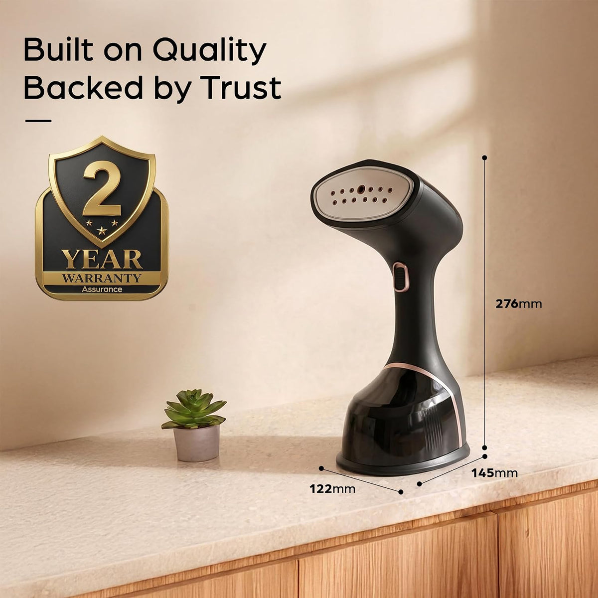 This steamer is built on quality backed by trust 