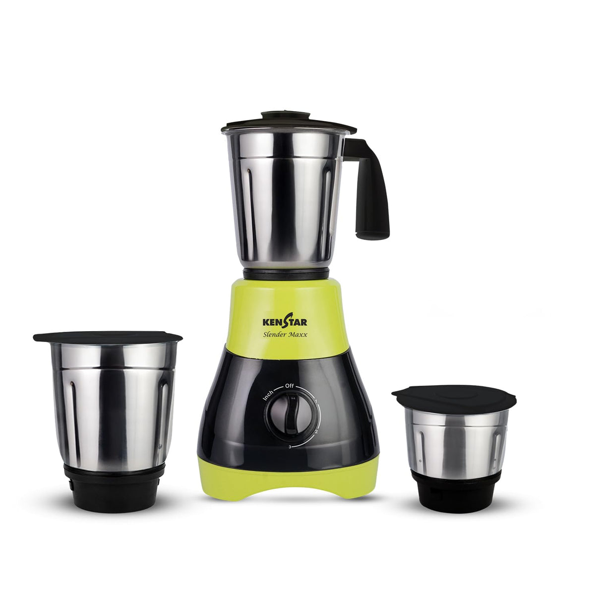 This Kenstar Slender max 5Y with 3 jars  black and green 