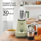 this mixer grinder has that power which can runs continuously for 30mins with ease 