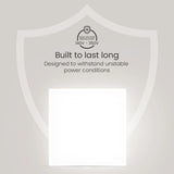 Polycab Deep Draw 36W 2x2 Panel Light Aluminium Frame (Cool Day Light, 6500K)