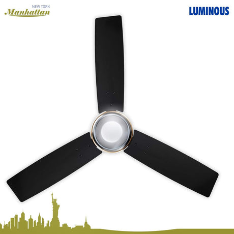 A Luminous ceiling fan New York Manhanttan with remote . 