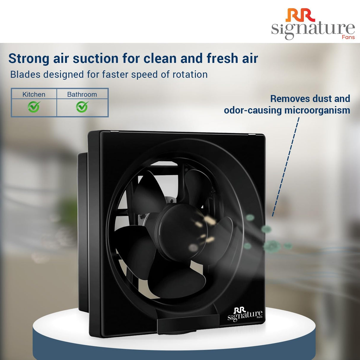 Luminous Vento Deluxe 200 mm Exhaust fan Black