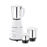 Bajaj GX-1 500 Watt Mixer Grinder with 3 Jars (White)