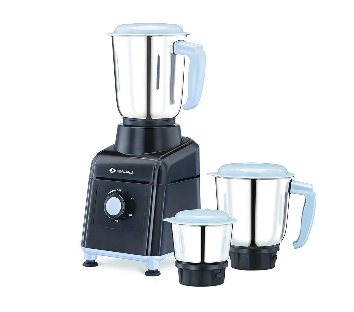 Bajaj GX 3501 500 Watts 3 Jars Mixer Grinder (Black)