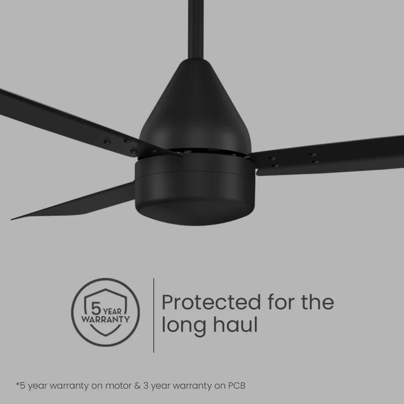 Crompton Energion Groove Regmote 1200mm BLDC Ceiling Fan (Onxy)