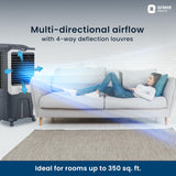 A Orient Electric Cooler has a multi directional airflow with 4-way deflection Louvers  