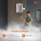 orient electric Evapro geyser has strong and durable fetaure with corrosion resistence ad Longer Lifespan. 