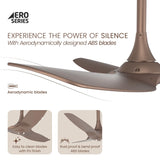 Orient Electric Aeroquiet 1230mm Premium Ceiling Fan (Caramel Brown)