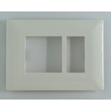 Schneider Livia 3 M Grid & 3 M Cover Plate White P0703