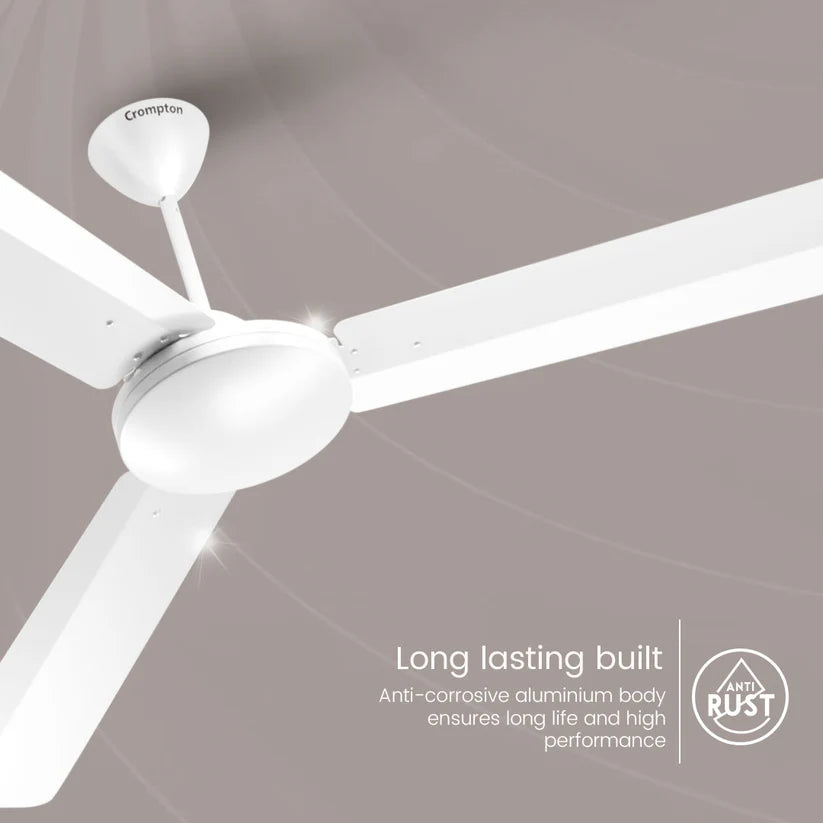 Crompton Jura Prime Anti Dust 1200mm Ceiling Fan (Conch Cream)