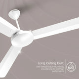Crompton Jura Prime Anti Dust 1200mm Ceiling Fan (Conch Cream)